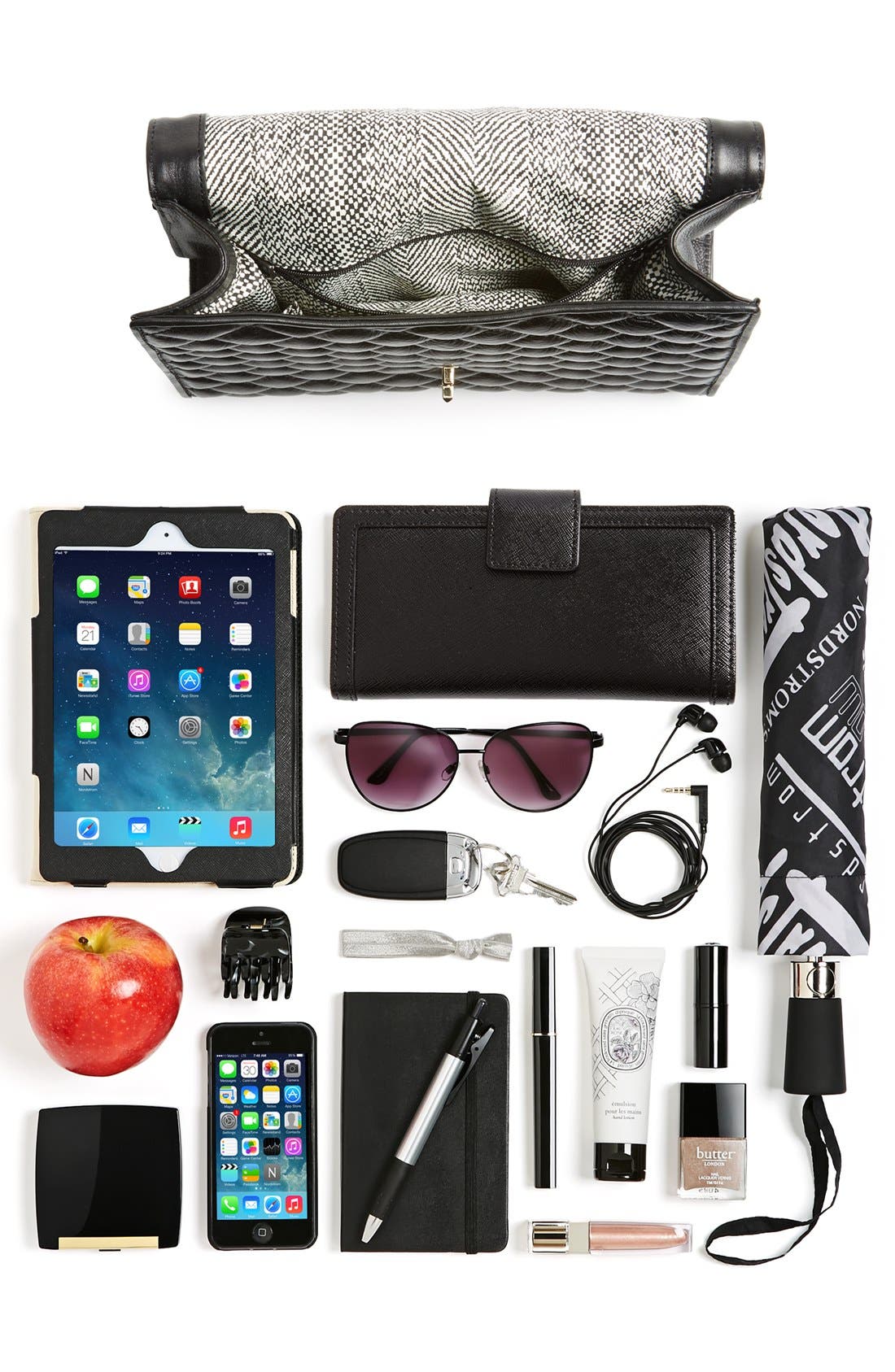 'Love' Backpack, Alternate, color, BLACK
