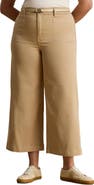 Lauren Ralph Lauren Yurshane Crop Wide Leg Chino Pants
