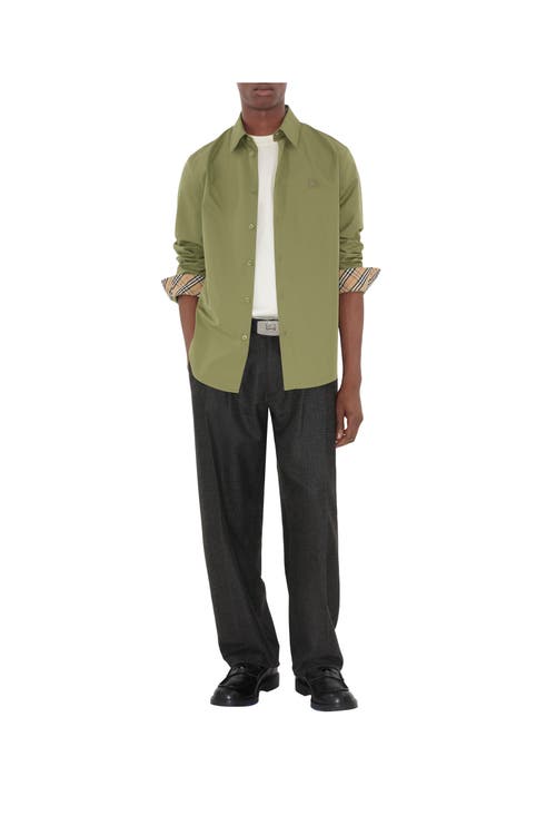Burberry Cotton Poplin Slim Shirt