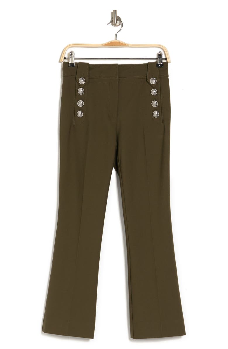 Derek Lam 10 Crosby Robertson Cropped Flare Trousers, Alternate, color,