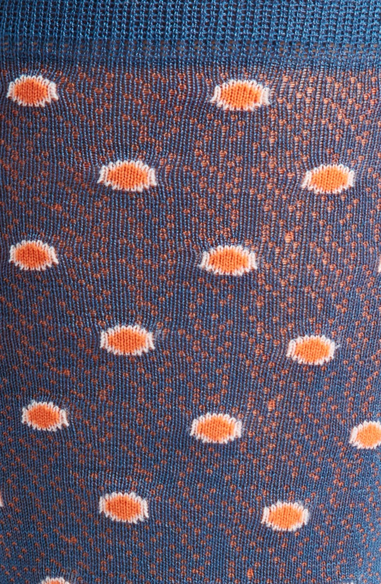 EDWARD ARMAH Shadowed Dots Tall Dress Socks, Alternate, color, 