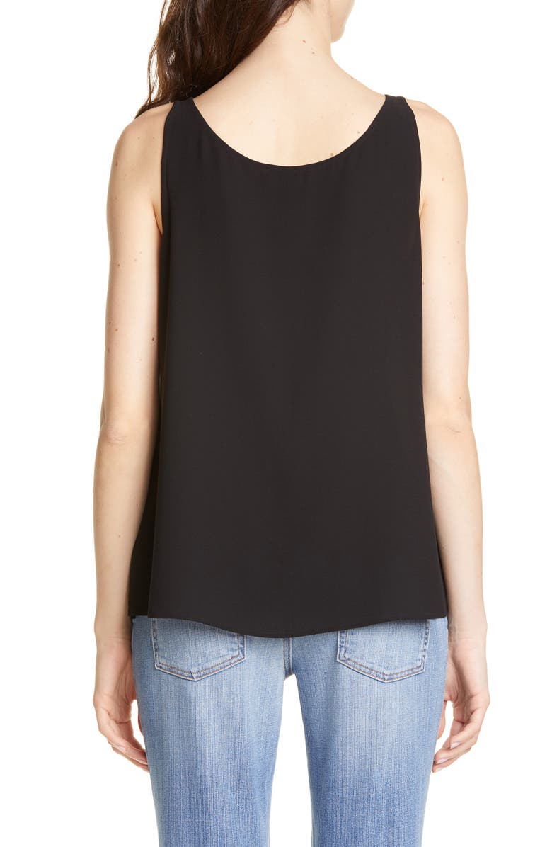 Eileen Fisher Scoop Neck Silk Tank, Alternate, color, 