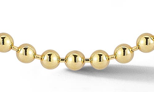 Yield Of Men 3mm Ball Chain Necklace In Gold