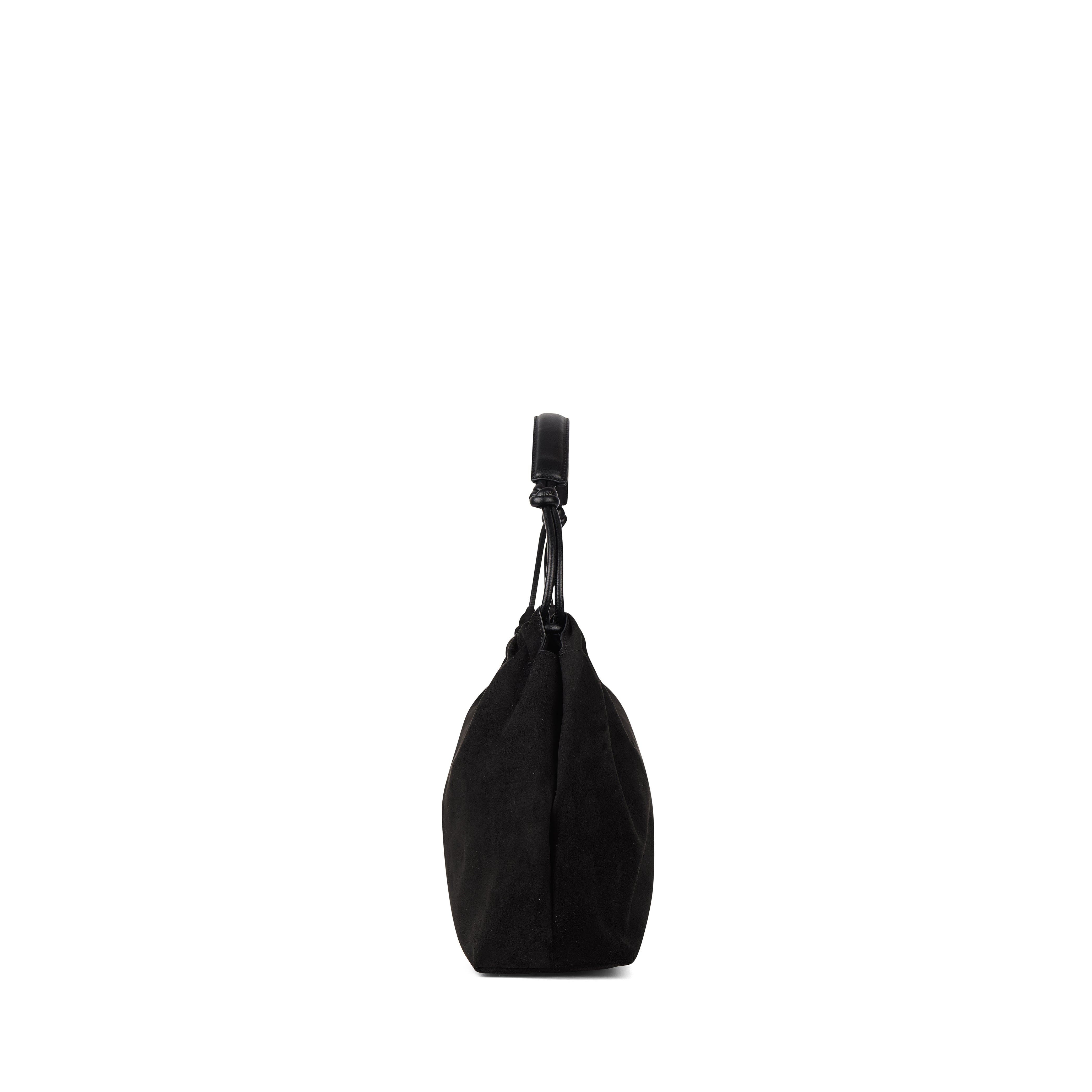 Lambert Lara - Vegan Suede Shoulder Bag, Alternate, color, Black