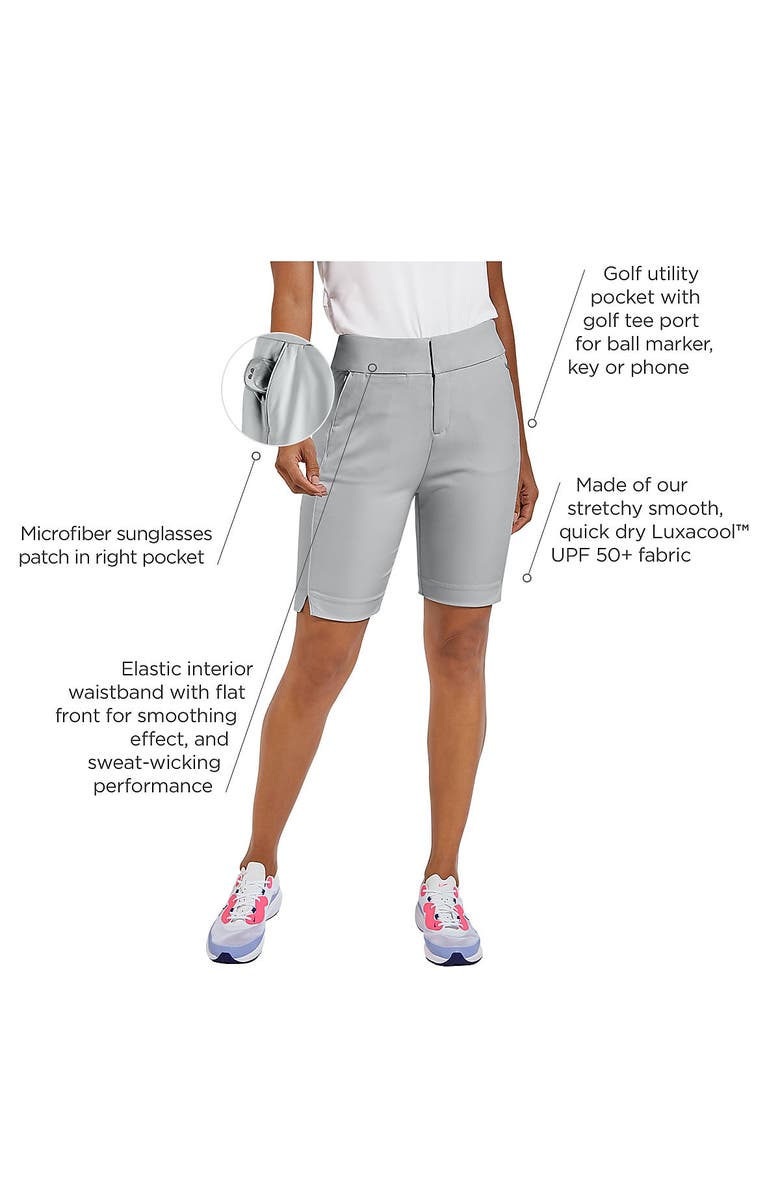 Coolibar Women's V-Neck Shorts - UPF 50+ Sun Protection - Valorus, Alternate, color, Black