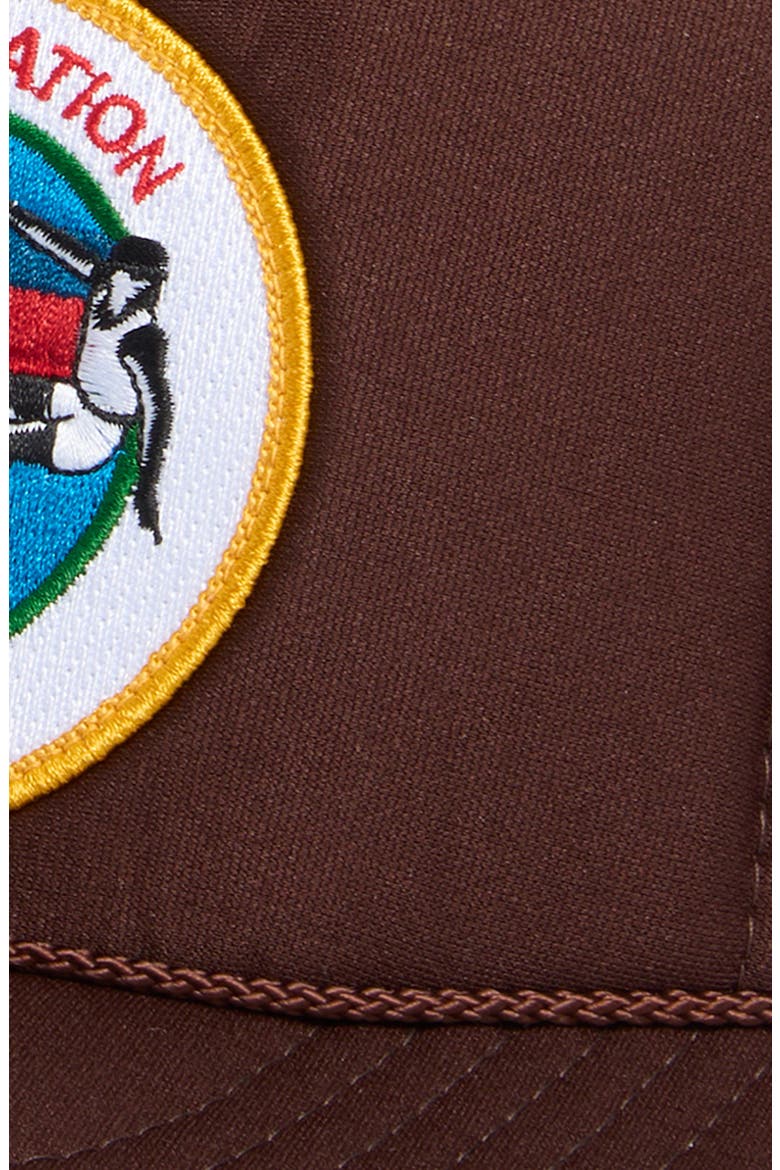 Signature Trucker Hat, Alternate, color, BROWN