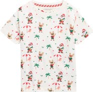 DENIM AND FLOWER Kids' Festive Graphic T-Shirt