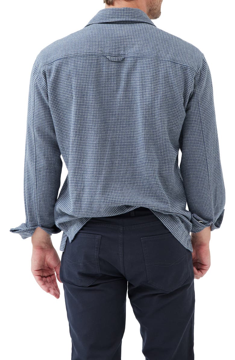 Rodd & Gunn Pentland Hills Puppytooth Flannel Button-Up Shirt, Alternate, color, 