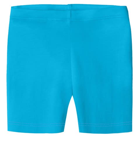 Girls Organic 100% Cotton Soft Bike Shorts