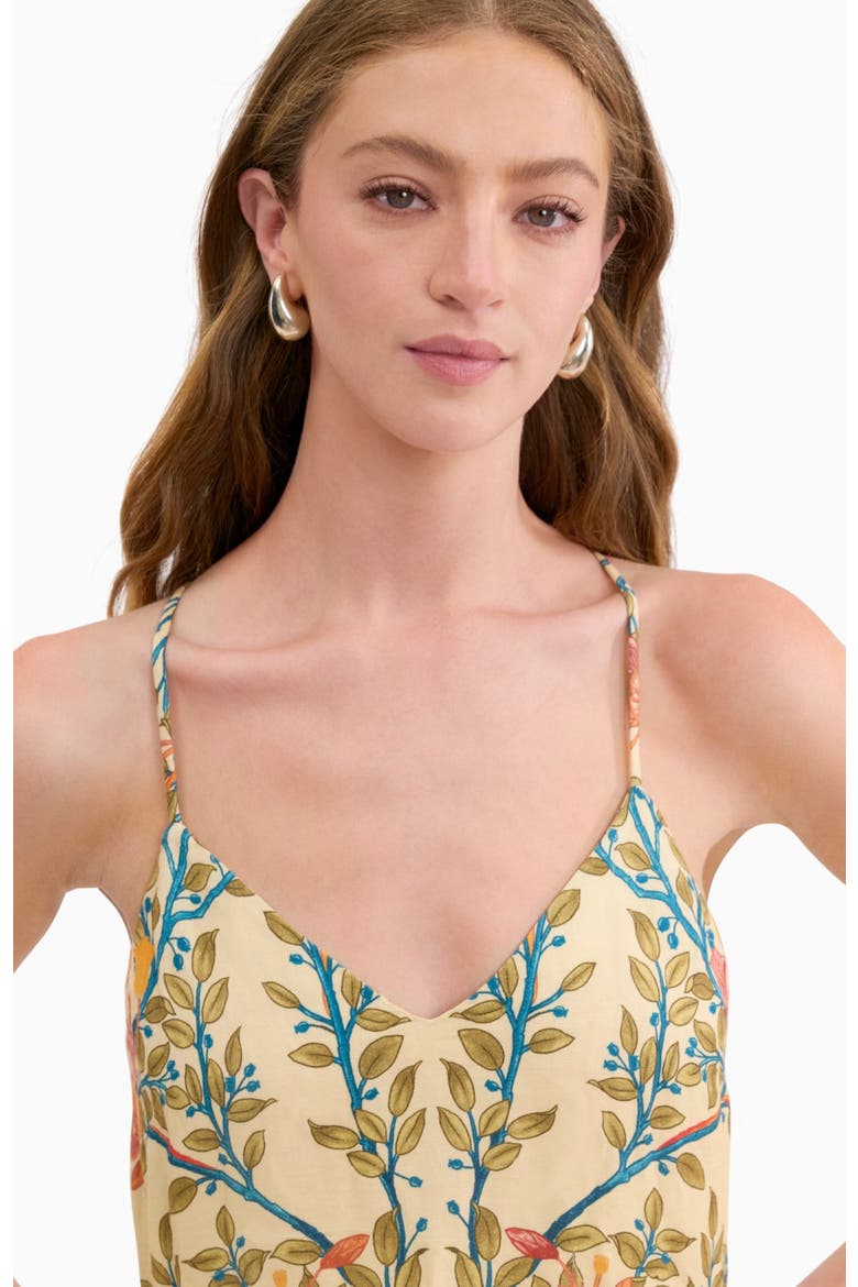 Cleo Printed Dress, Alternate, color, Buttercream Multi