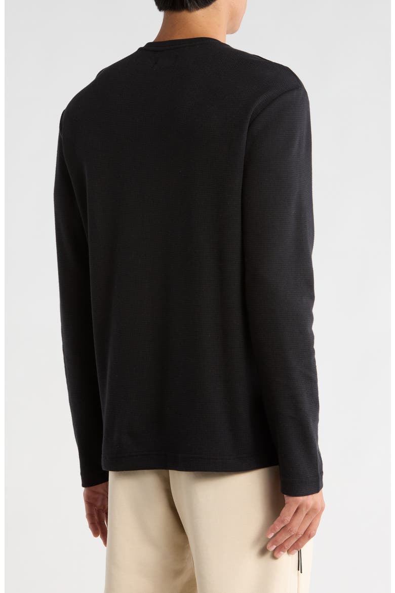 Textured Thermal Sweater, Alternate, color, BLACK