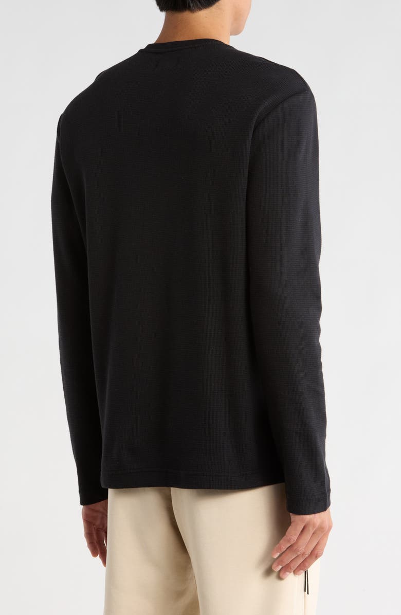 Hurley Textured Thermal Sweater, Alternate, color, Black