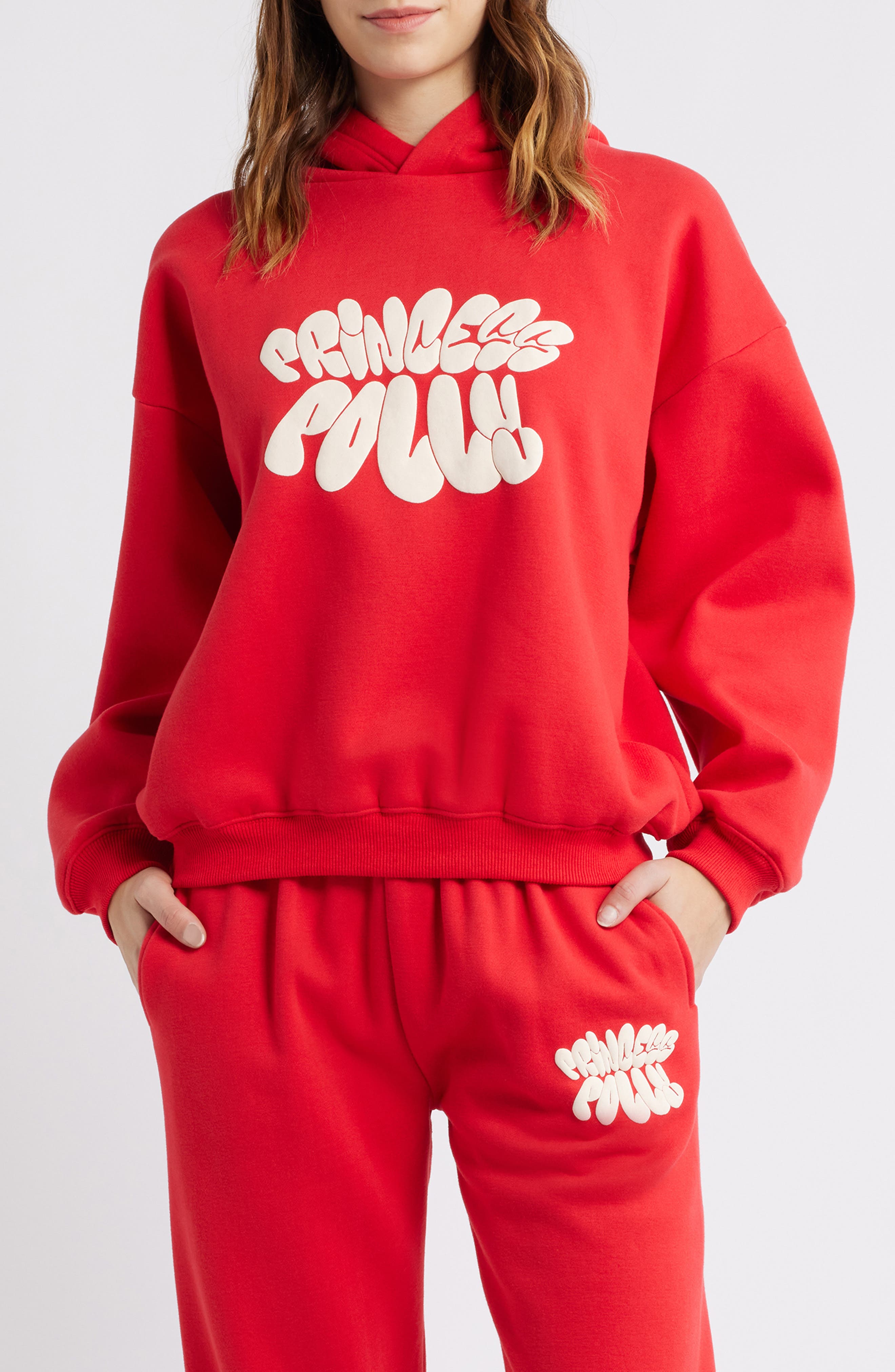 Logo Recycled Cotton Blend Graphic Hoodie