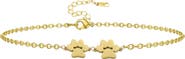 DLORIA Fureverly Double Paw Print Bracelet