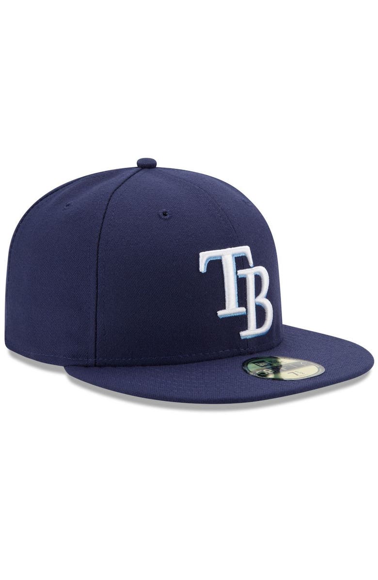New Era Men's New Era Navy Tampa Bay Rays Game Authentic Collection On-Field 59FIFTY Fitted Hat, Alternate, color, Navy