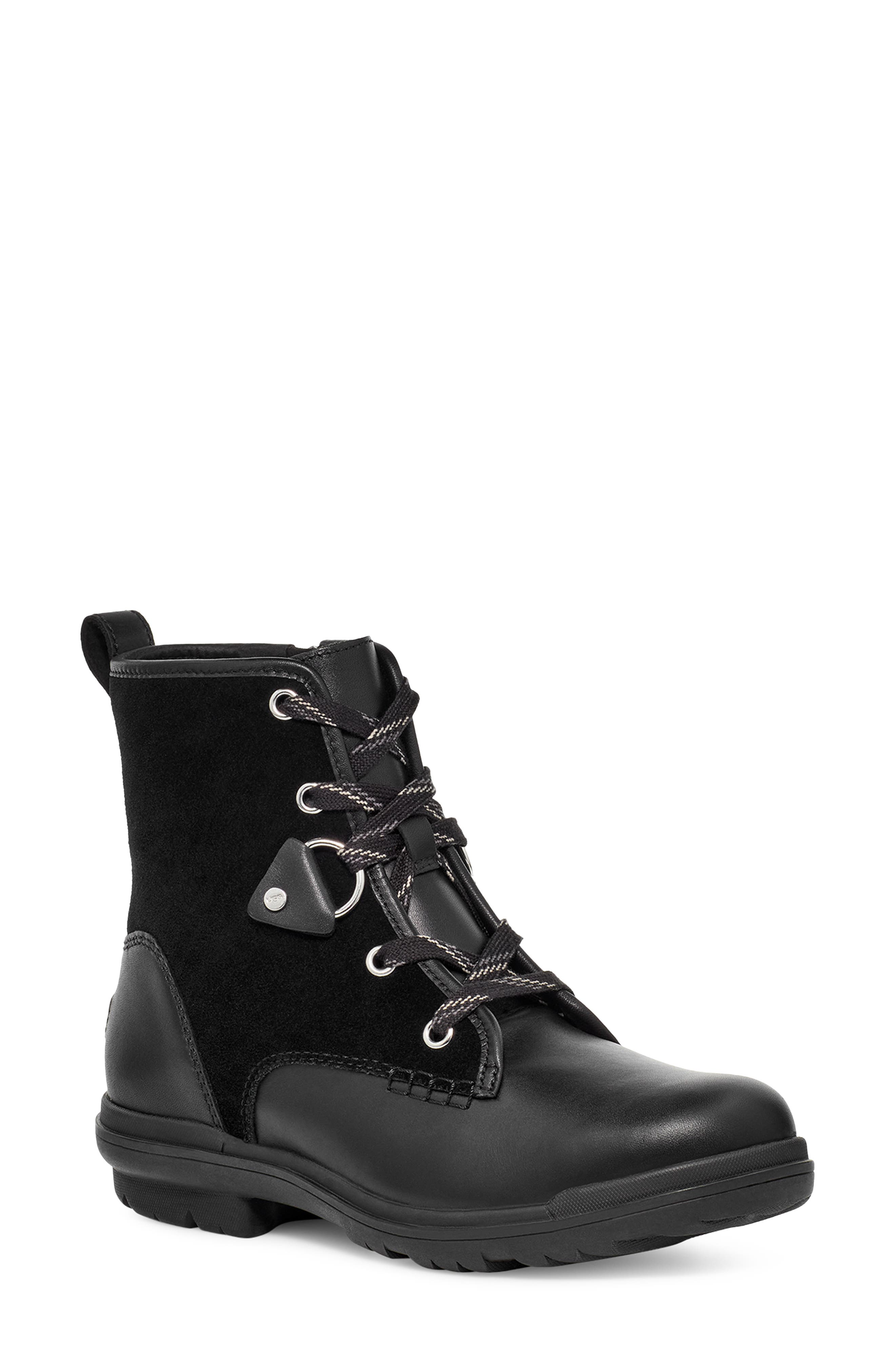Hapsburg Hiker Waterproof Boot, Main, color, BLACK
