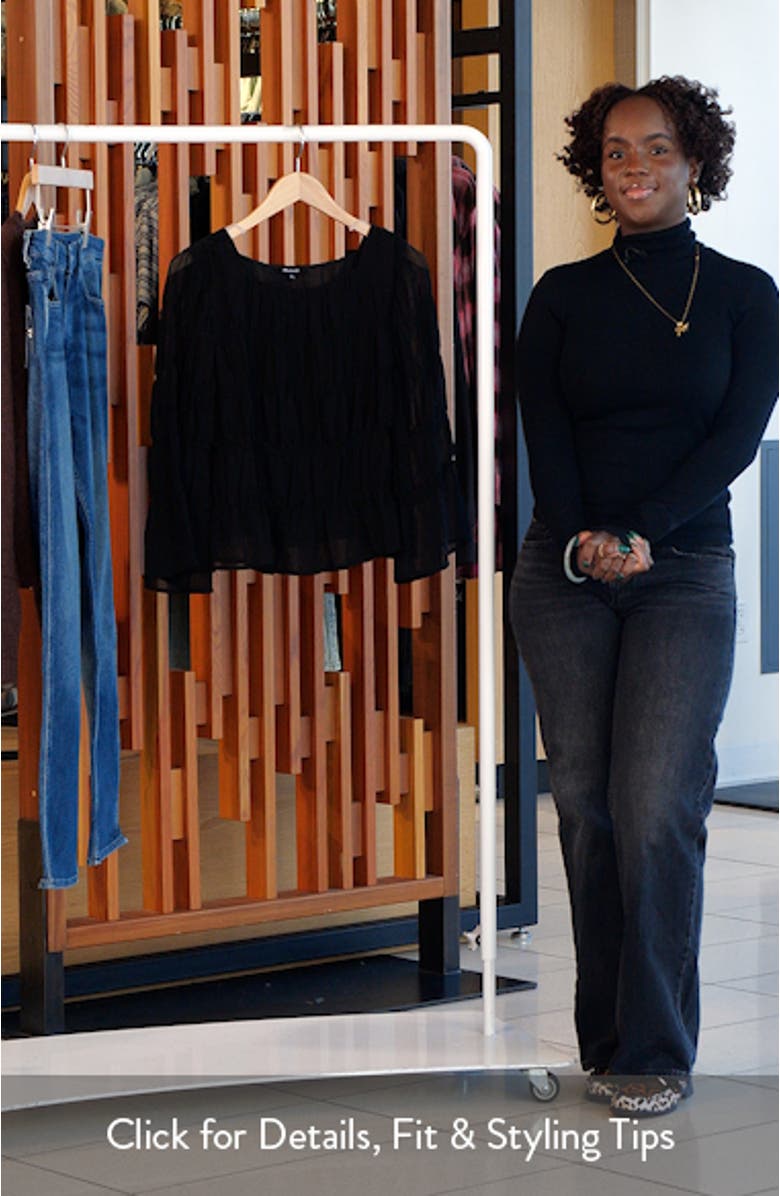 Square Neck Tiered Top, sales video thumbnail