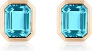 GOSHWARA Manhattan Stud Earrings