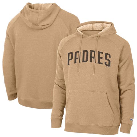 Men's Champion  Brown San Diego Padres Triumph Tri-Blend Raglan Hoodie