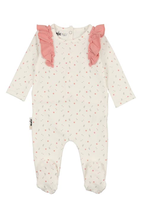 Petals & Polka Dots Footie (Baby)