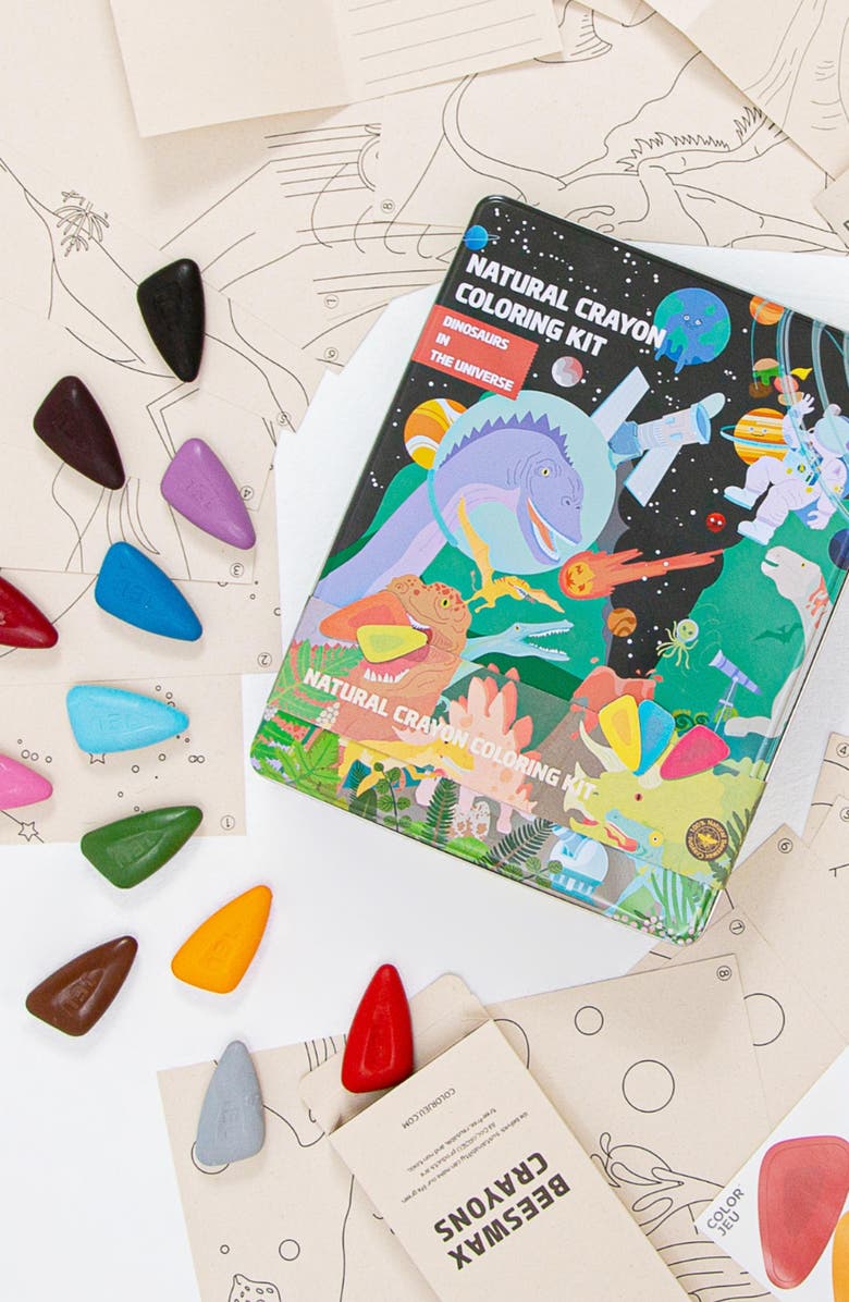 COLOR JEU Dinosaur Coloring Party Kit, Alternate, color, 