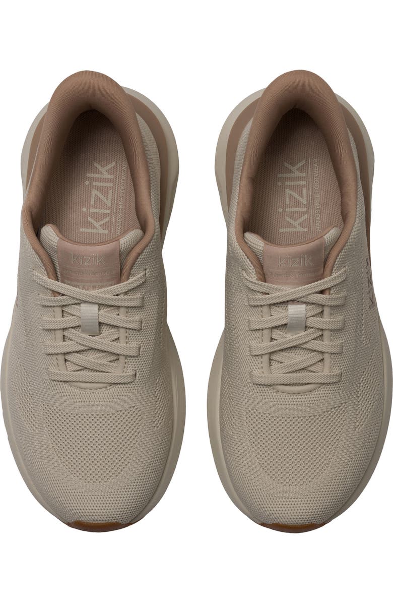 Kizik Athens 2 Knit Sneaker, Alternate, color, Oatmeal/ Warm Taupe