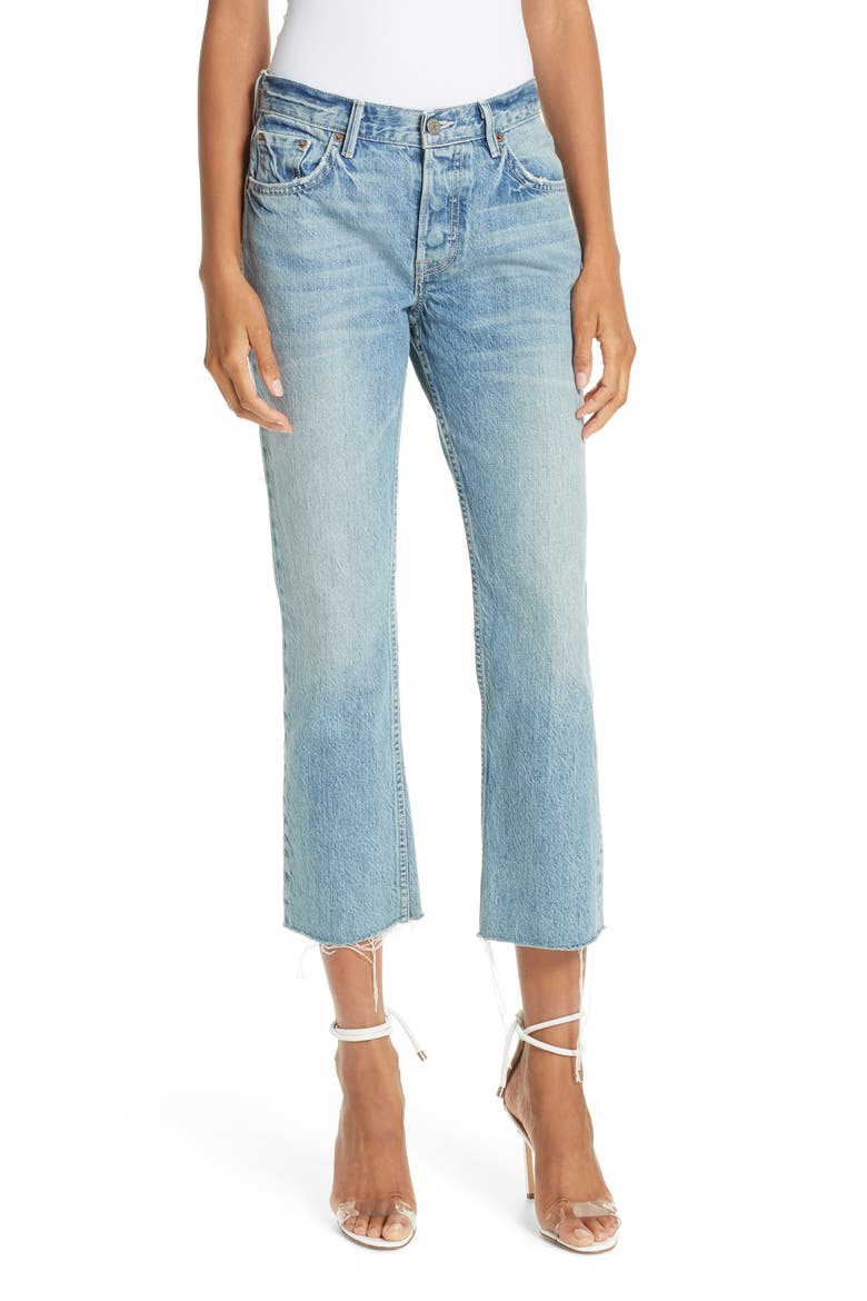 Tatum Crop Flare Jeans, Main, color, LATE NIGHT