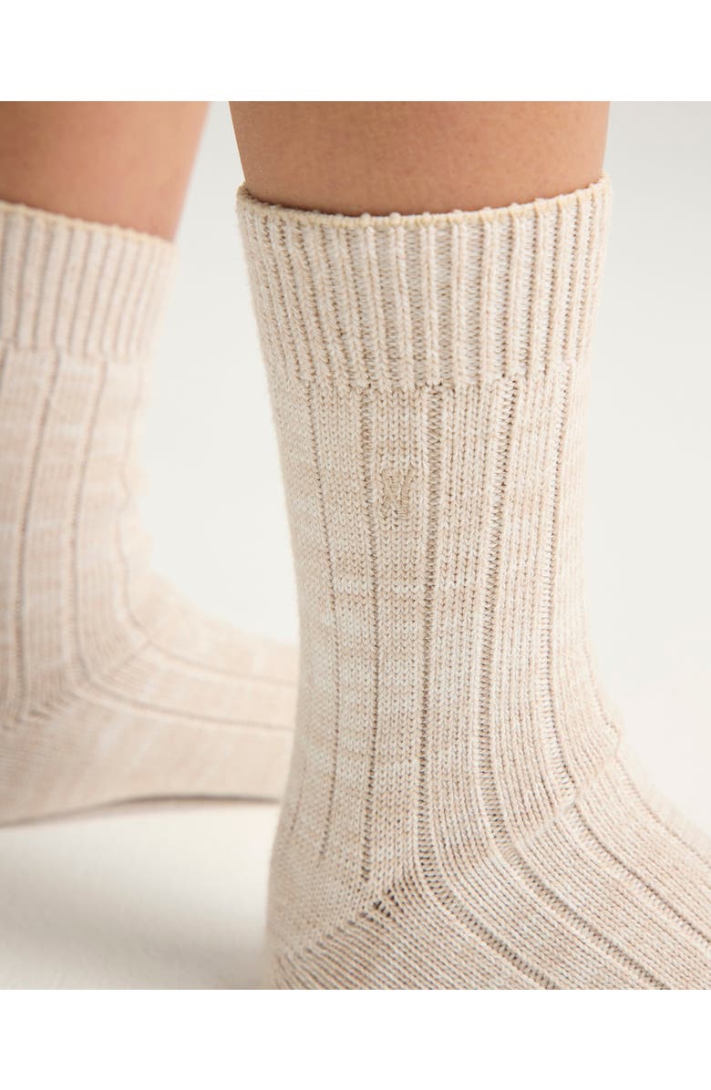 Nudea The Organic Cotton Socks 3 Pack, Alternate, color, Black/Oatmeal/Sage