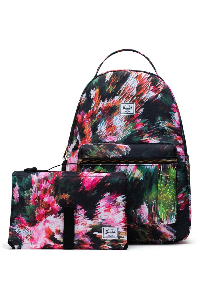 Nova Sprout Diaper Backpack, Alternate, color, PIXEL FLORAL