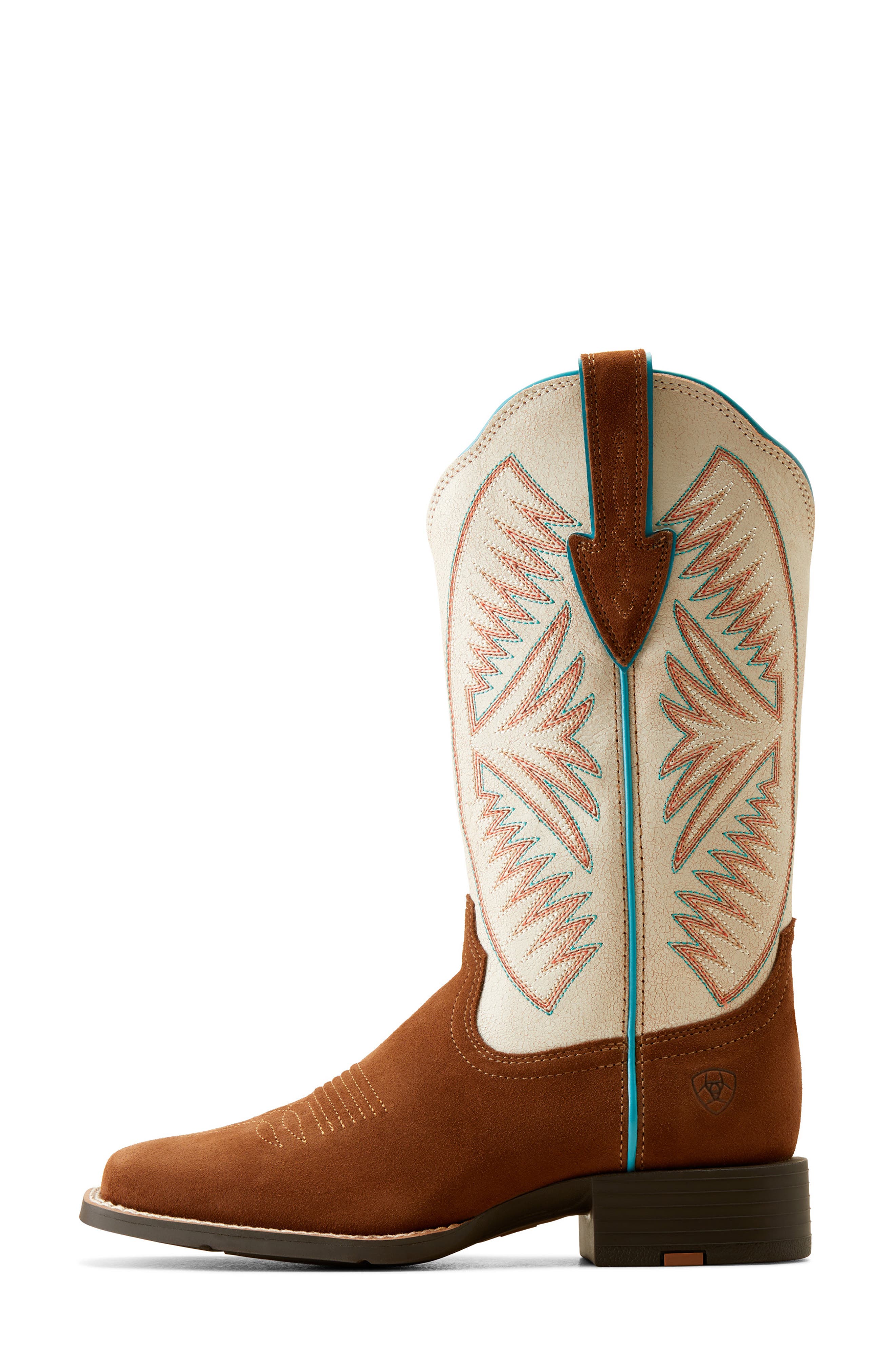 Ariat Round Up Ruidoso Leather Cowboy Boot, Alternate, color, Brown