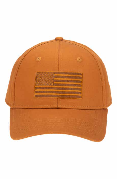 H3 Sportgear Duck Canvas USA Flag Snapback Cap