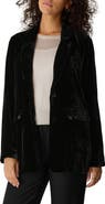 Eileen Fisher Velvet Long Blazer