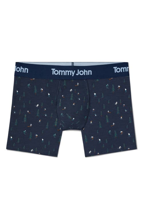 Tommy John Second Skin 4-inch Boxer Briefs In Blue