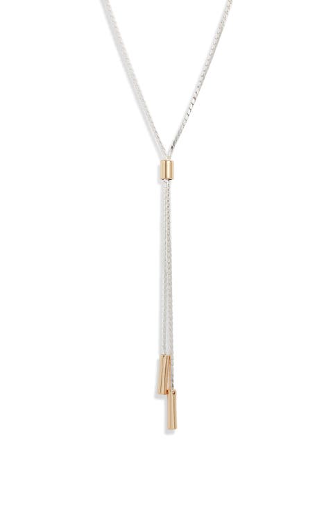 Bar Accent Bolo Y-Necklace