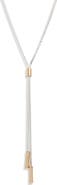 Nordstrom Bar Accent Bolo Y-Necklace