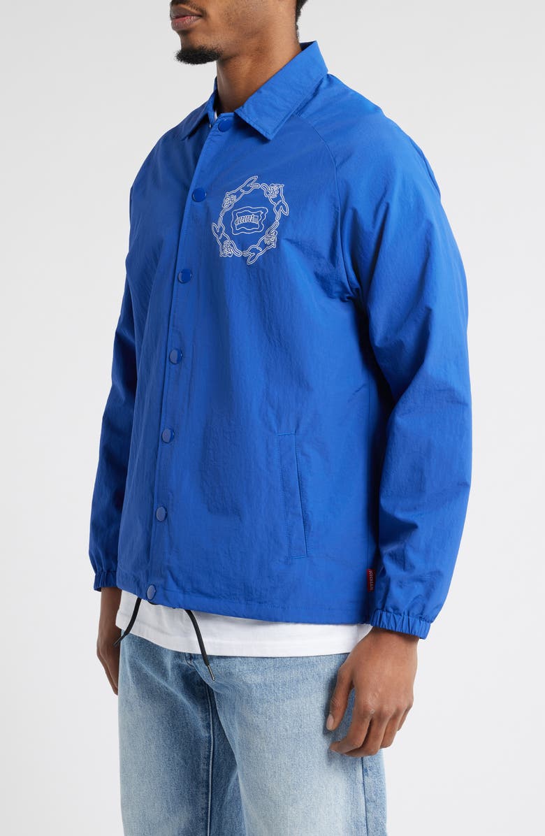 ICECREAM Coach's Nylon Jacket, Alternate, color, Mazarine