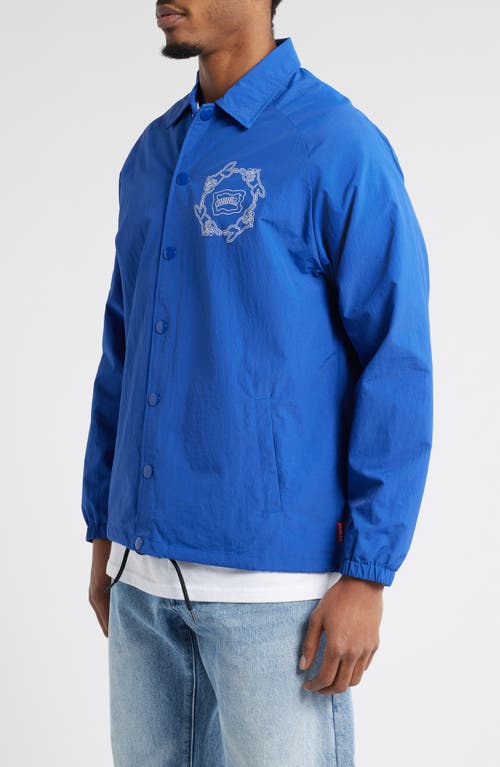 Icecream Coach's Nylon Jacket In Blue
