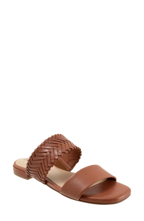 Trotters Nalane Slide Sandal in Luggage 