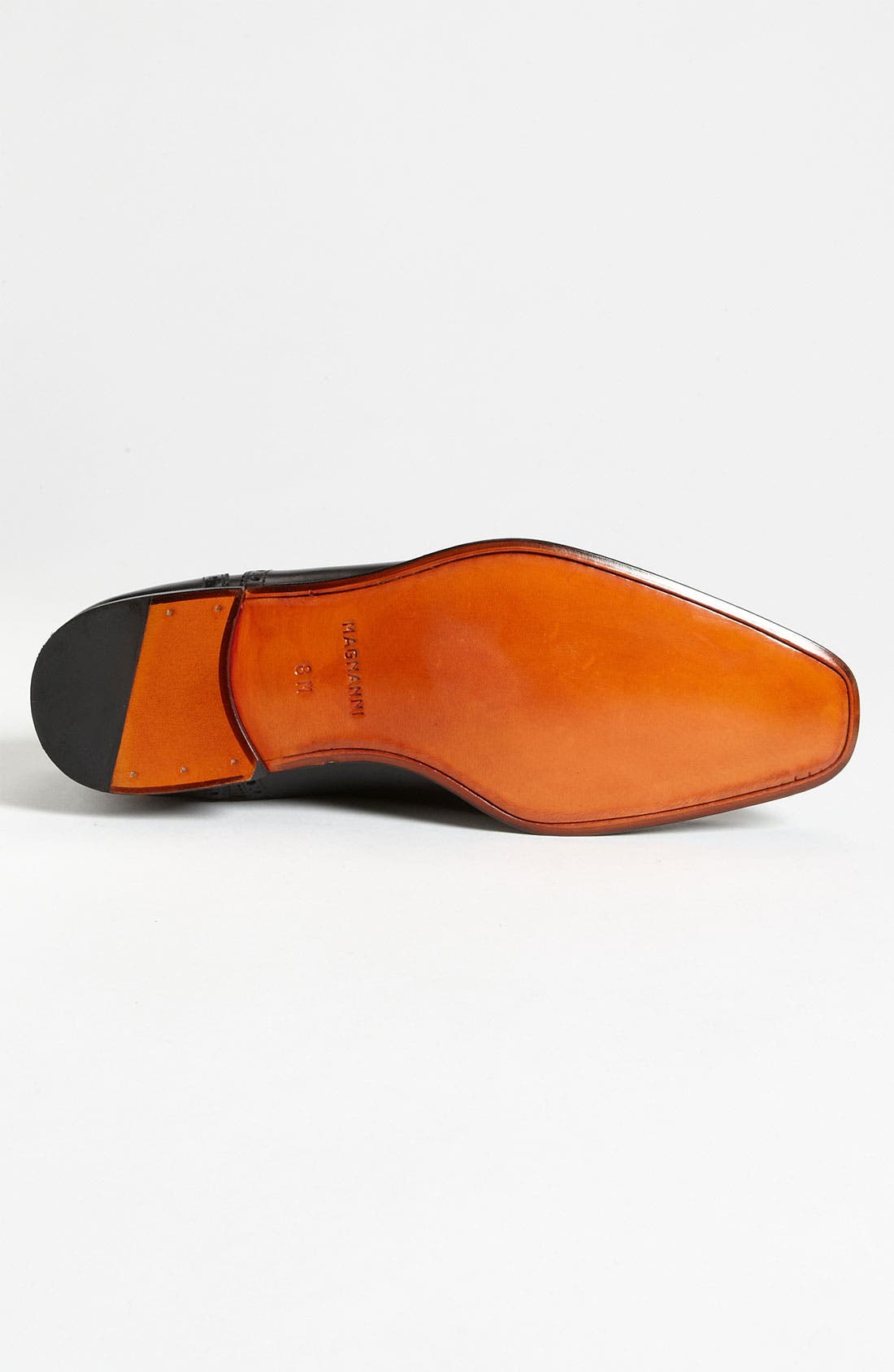 'Santiago' Cap Toe Oxford, Alternate, color, BLACK
