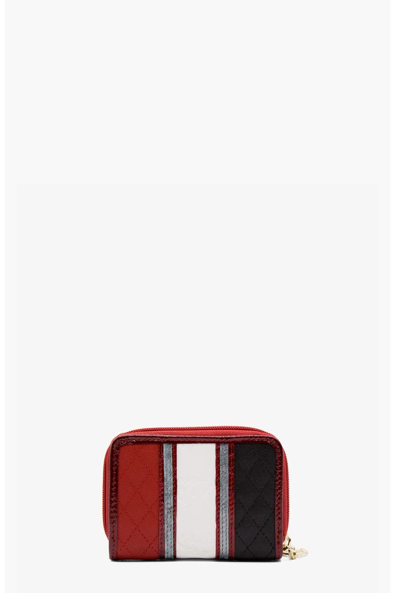 Royal Wallet 218, Alternate, color, Navy / Red / White / Silver