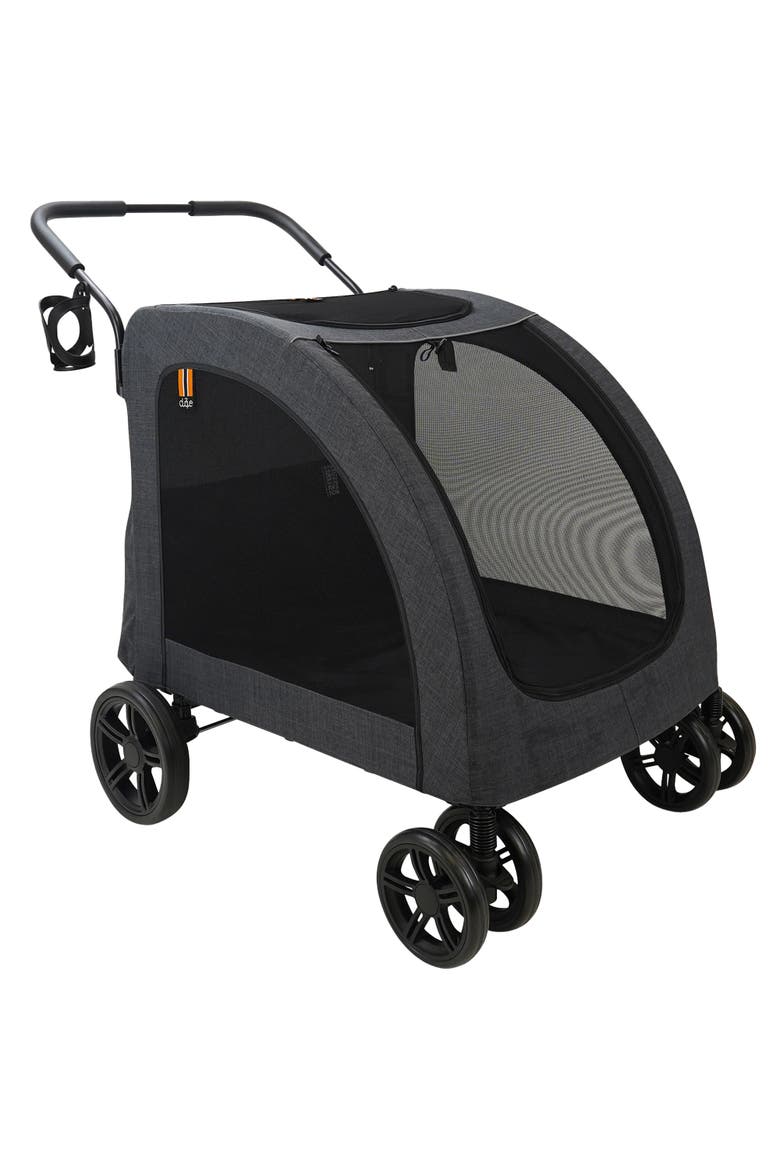 Raincover Pet Stroller, 110 Pound Capacity, Main, color, Black