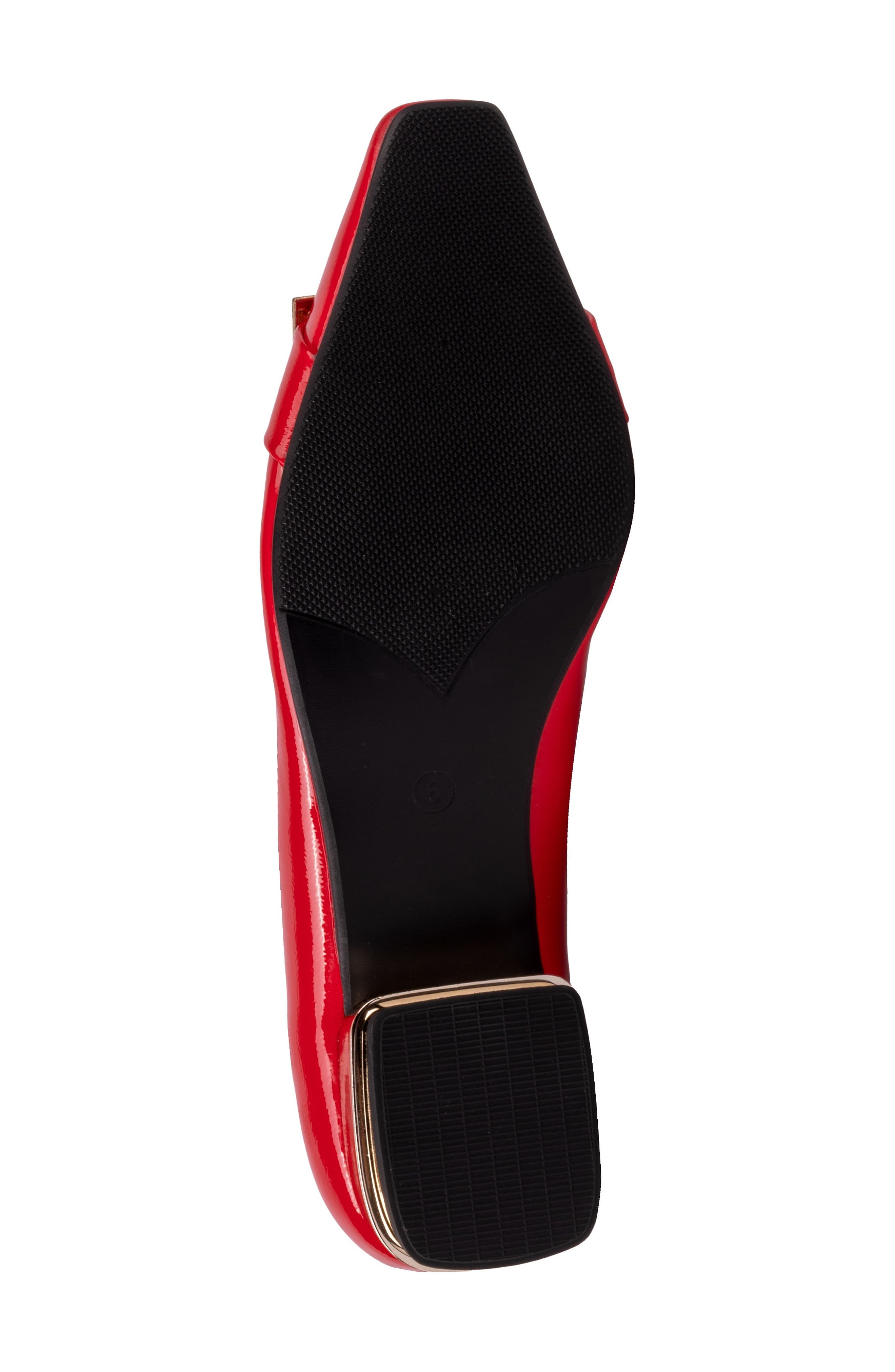 Dove Buckle Flat, Alternate, color, RED