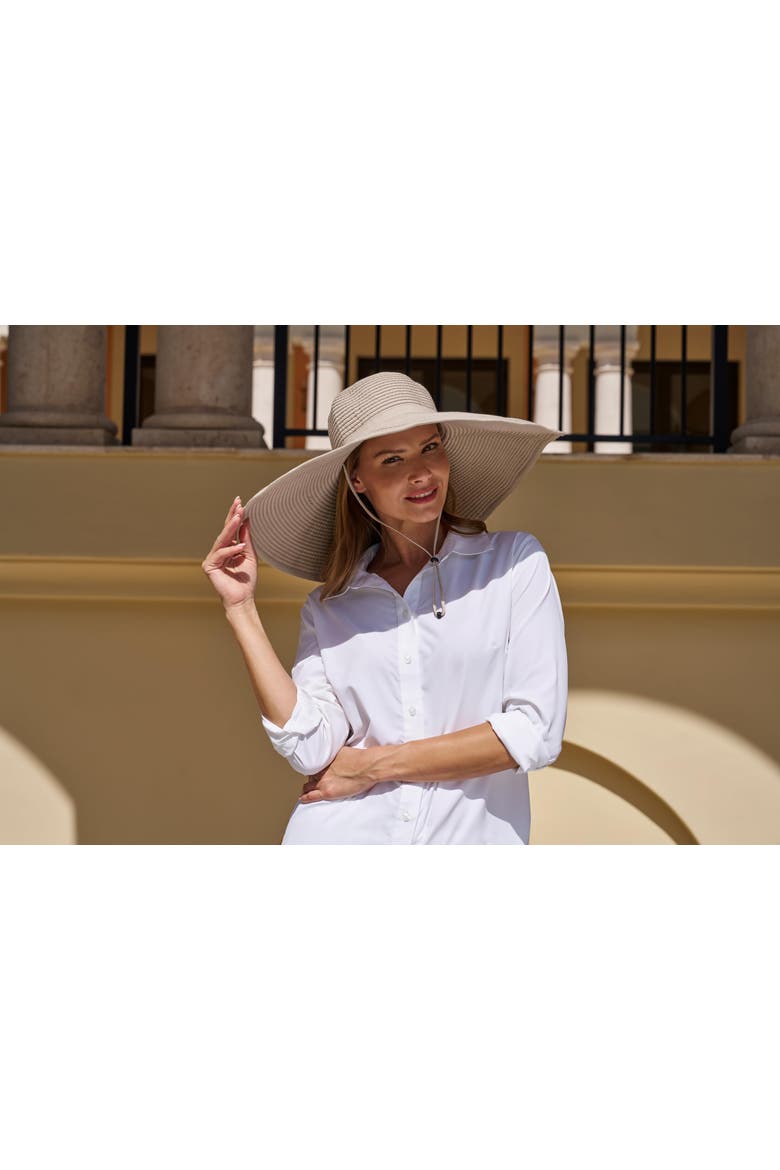 Women's Shelby Ultra Wide Sun Hat, UPF 50+ Sun Protection, Alternate, color, Tan