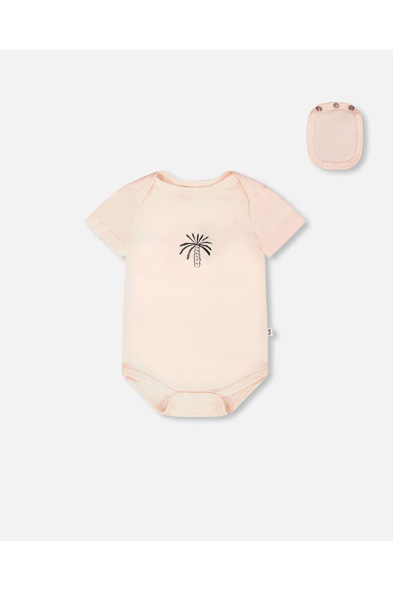 Evolutive Organic Cotton Jersey 3 Pack Bodysuit, Alternate, color, Peach