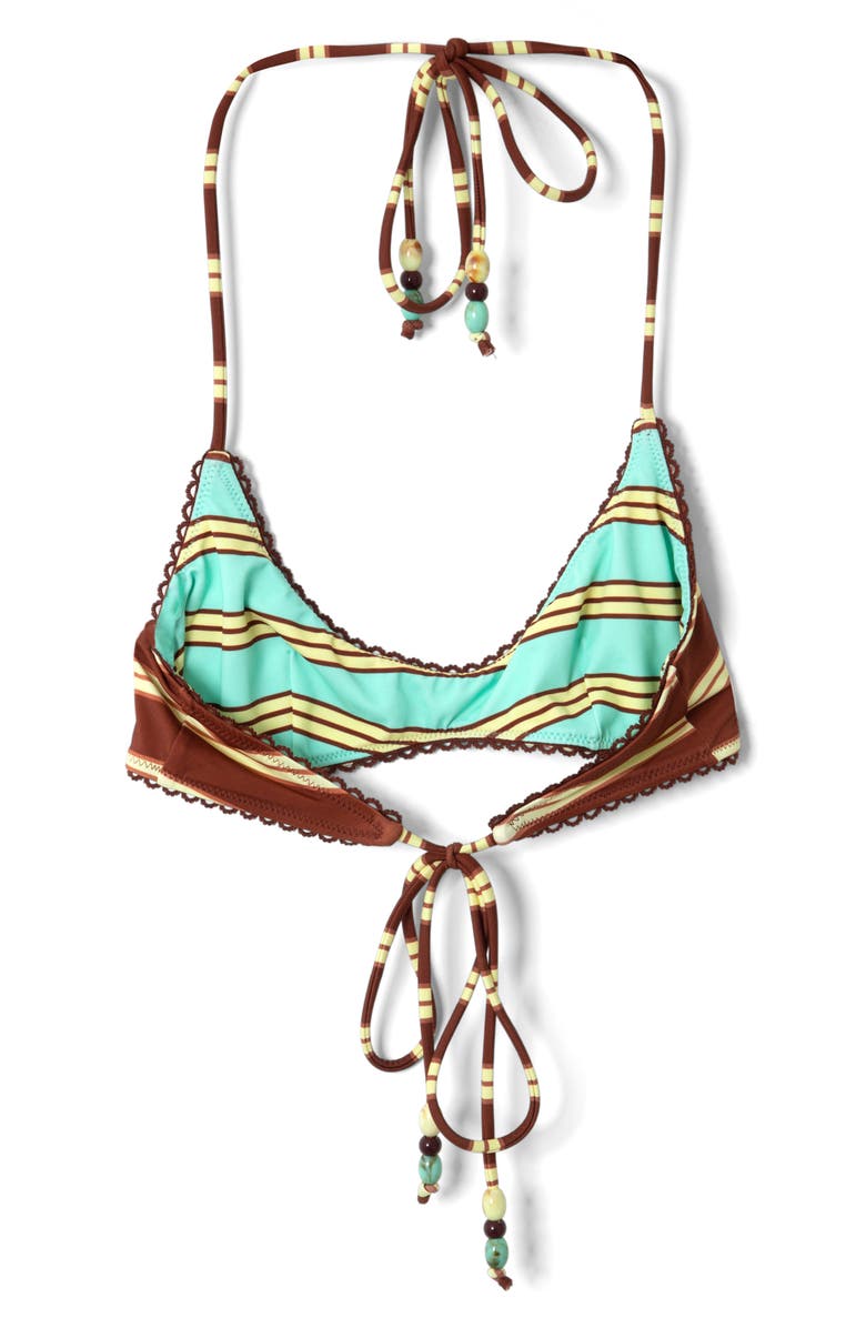 Damson Madder Trudi Reversible Bikini Top, Alternate, color, Brown Multi