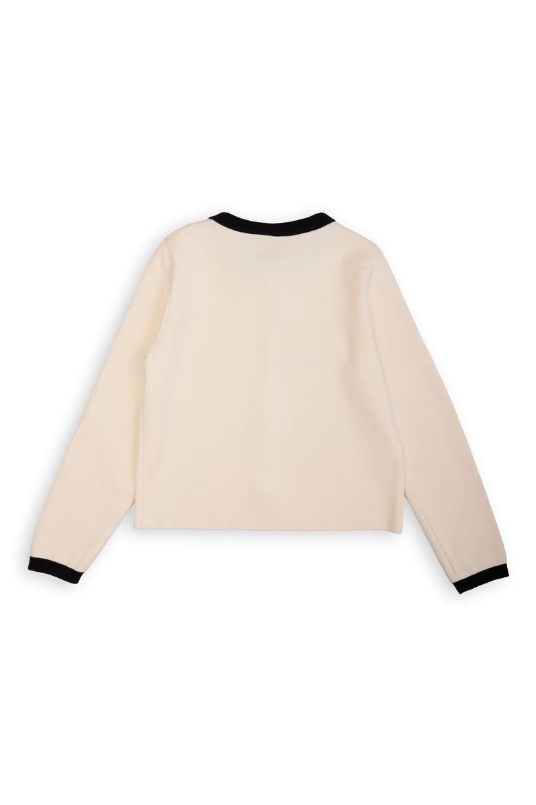 Tie Front Cardigan, Alternate, color, NATURAL