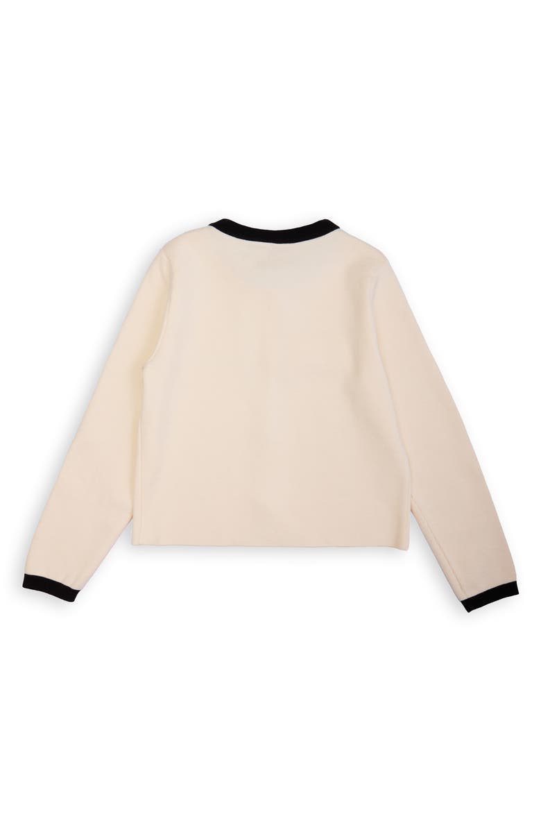 SAACHI Tie Front Cardigan, Alternate, color, Natural