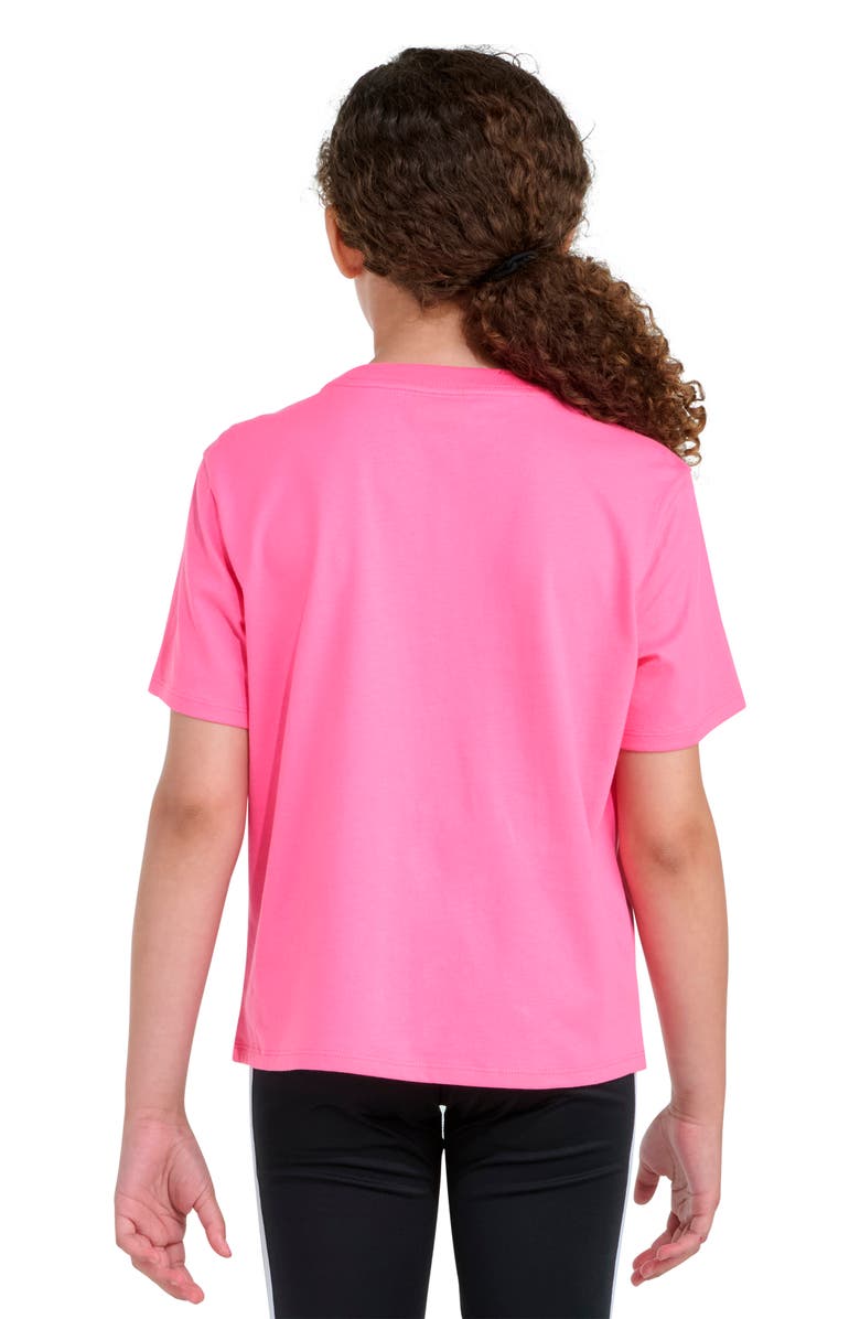 adidas Kids' Embroidered T-Shirt, Alternate, color, Lucid Pink