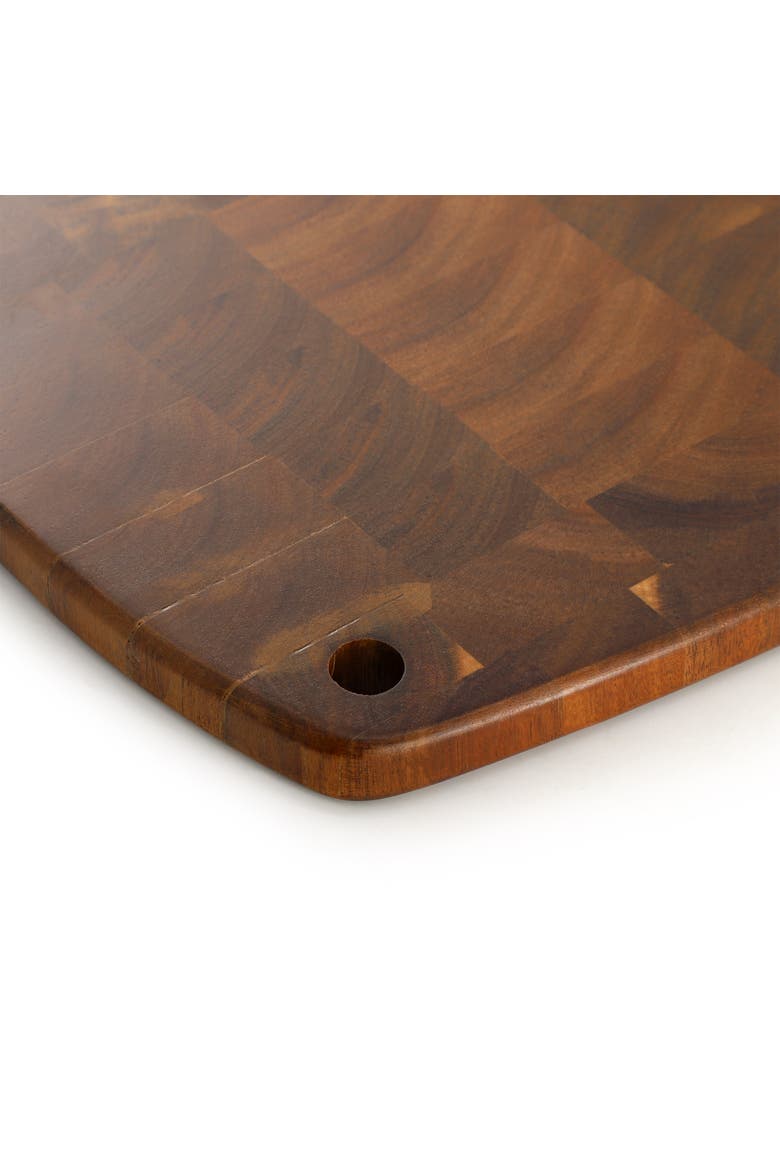 15.5 x 10.5 Inch Acacia Wood Cutting Board, Alternate, color, Brown