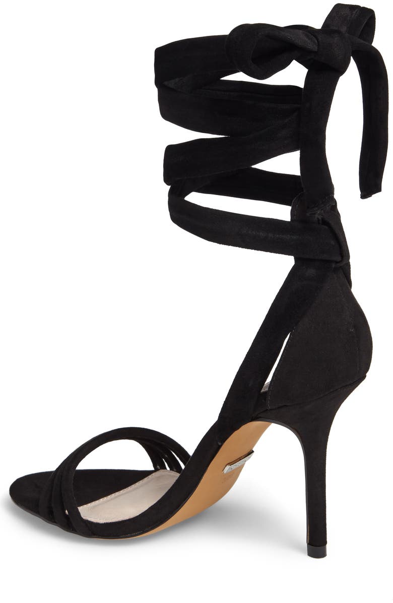 Topshop Ramona Ankle Wrap Sandal, Alternate, color,